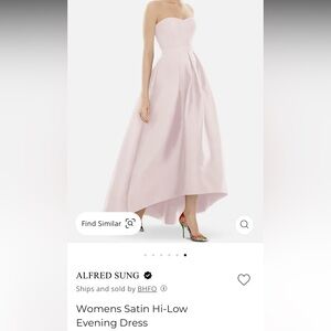 Alfred Sung Blush Gown, Size 4 - new. Originally $242.